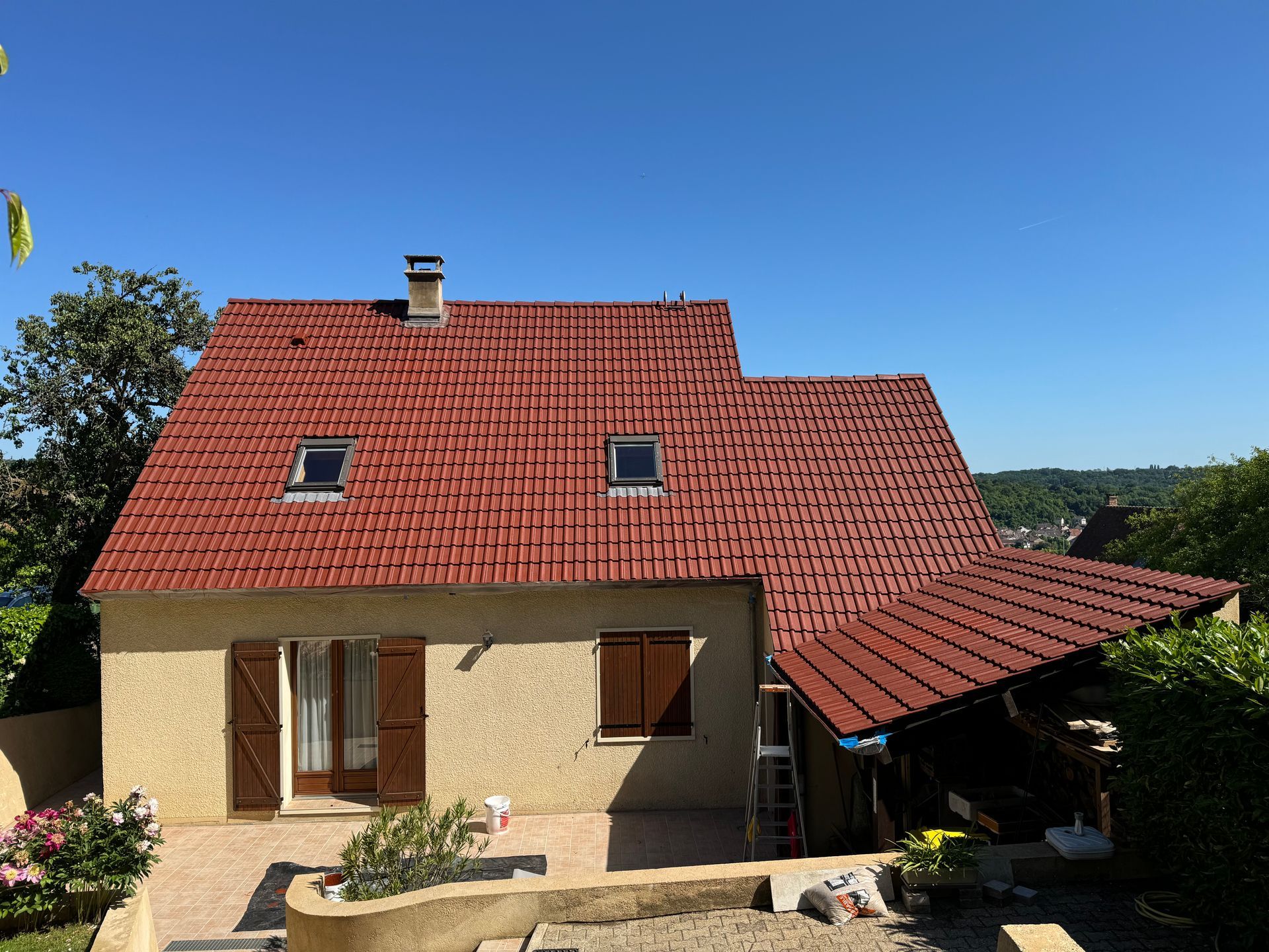 Après rénovation de la toiture