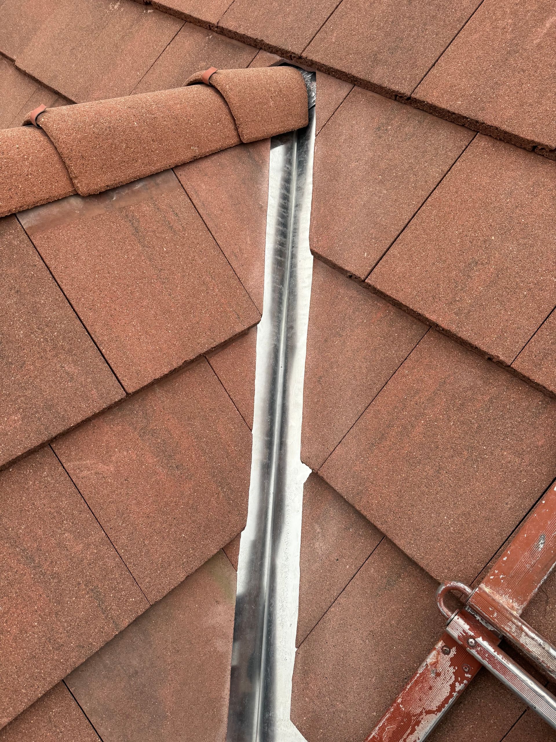 Rénovation terminée avec pose de zinc pour faciliter l'écoulement de l'eau