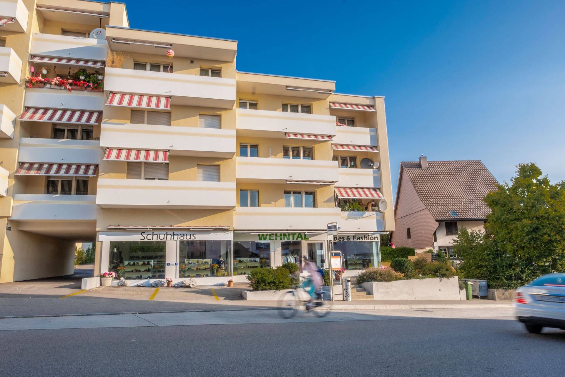 Das Schuhhaus Wehntal in Dielsdorf im Kanton Zürich