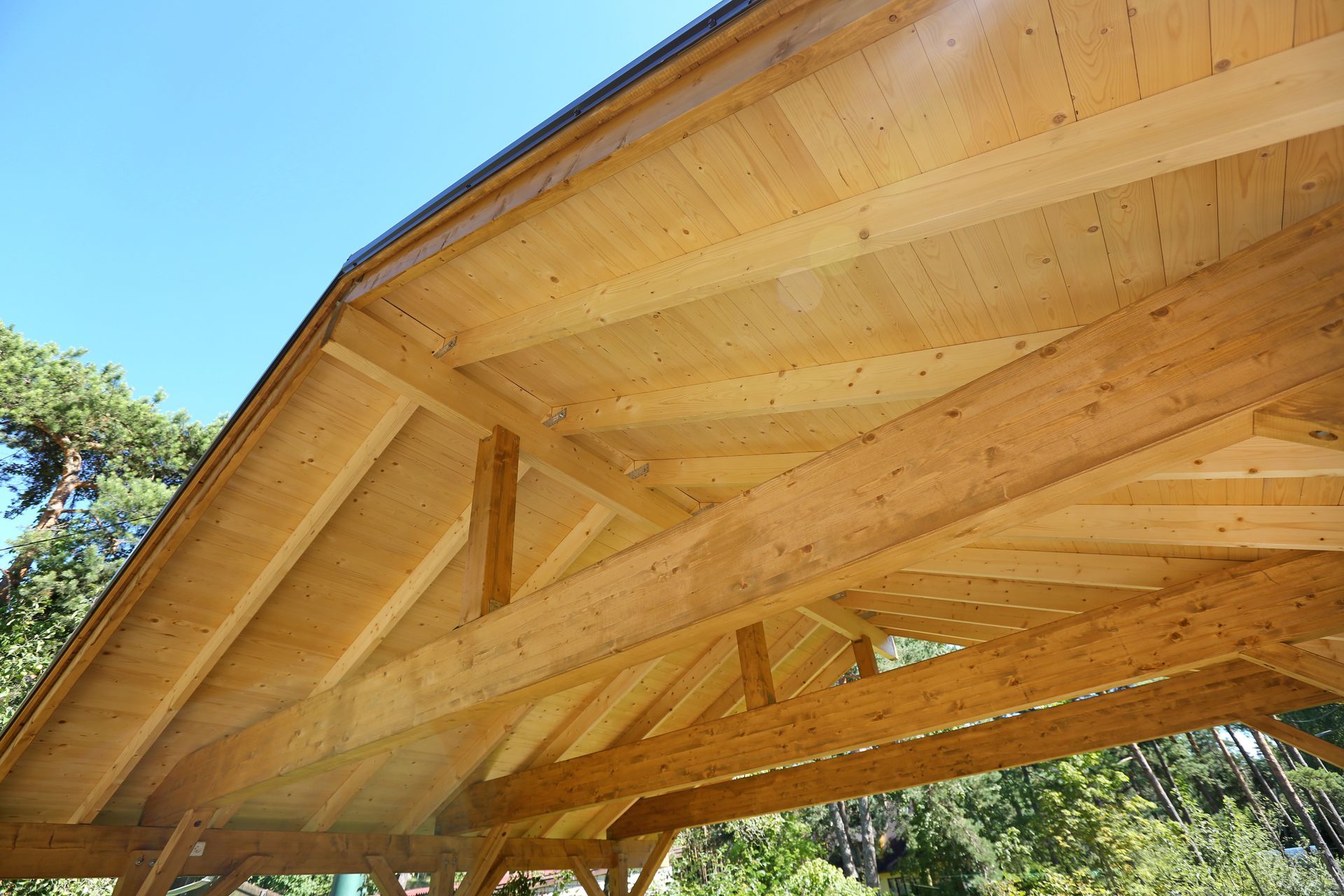 Carport en bois
