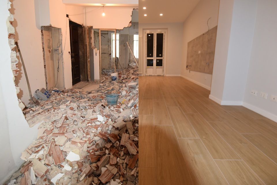 Ristrutturazione di pavimentazione