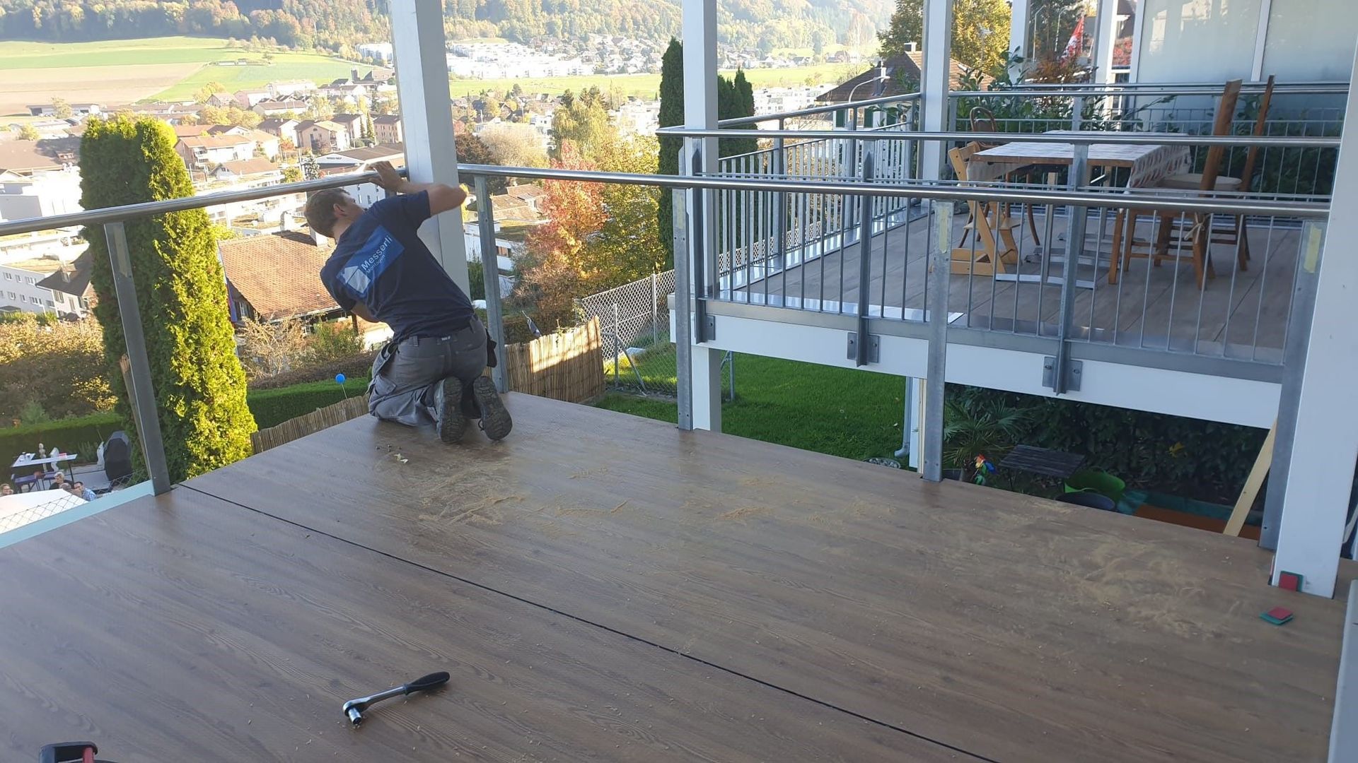 Schreinerei Balkon - Messerli Montagen - Heimberg