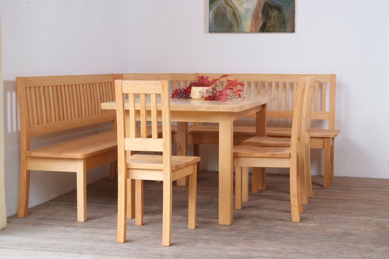 Schreinerei Michael Thorbeck Esstisch Exkbank Erle
