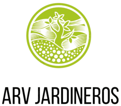 Un logotipo para una empresa llamada arv jardineros