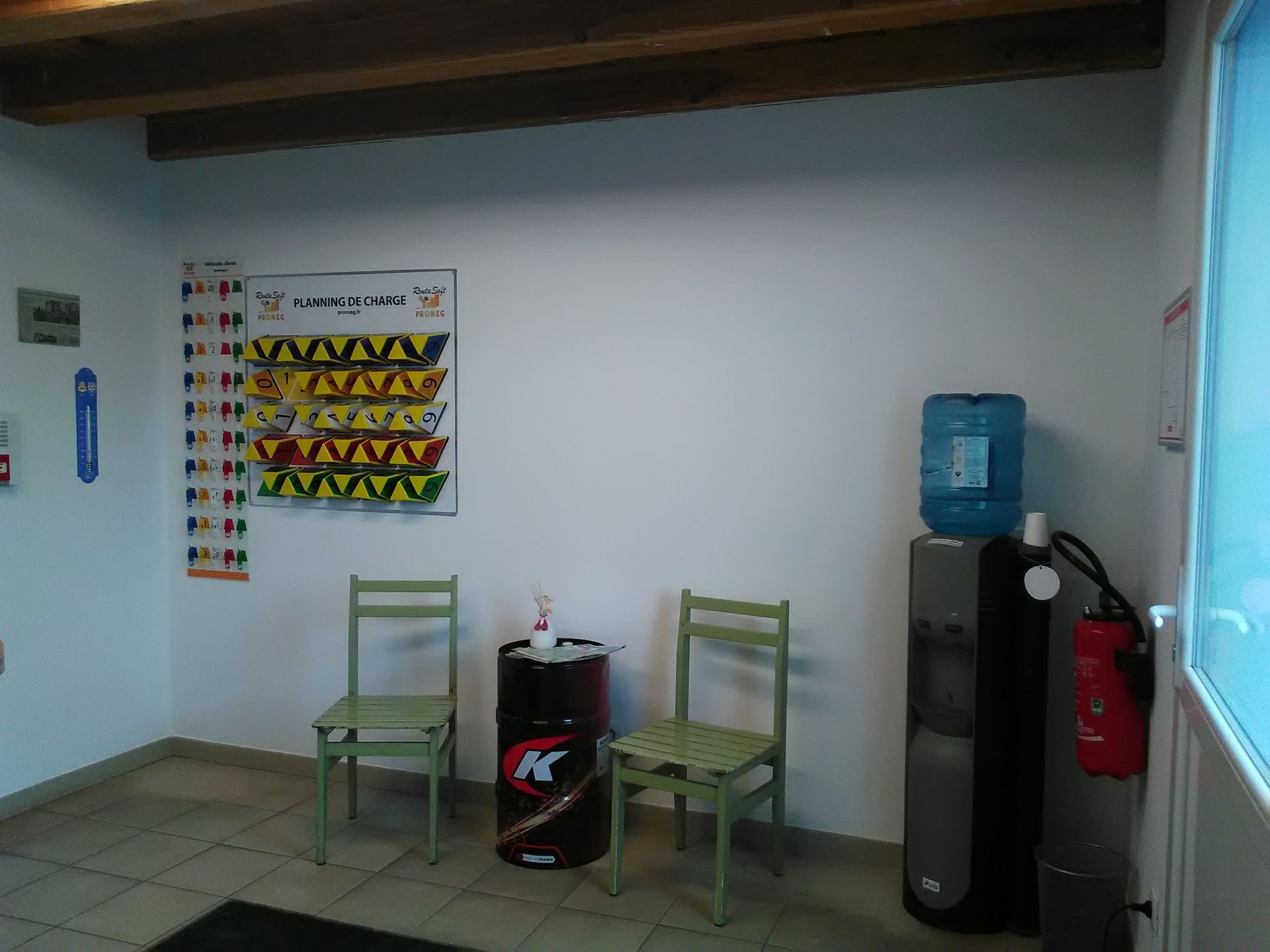 Intérieur du garage