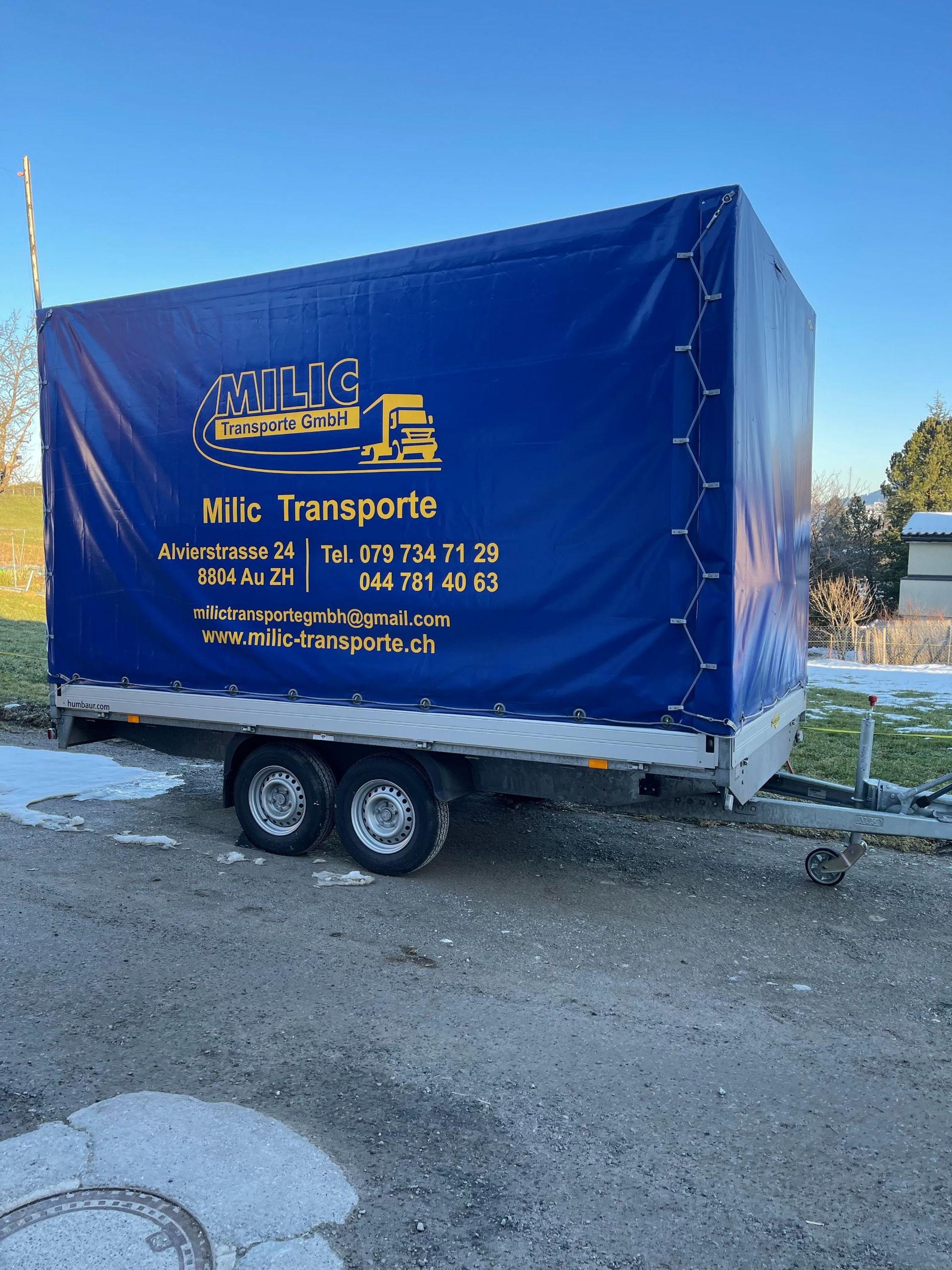 Transport Waren Lebensmittel Logistic - MILIC-TRANSPORTE GmbH - Au ZH