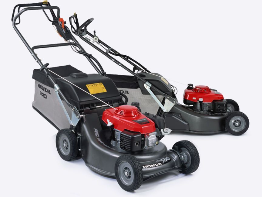 2 modèles de tondeuse Honda PRO