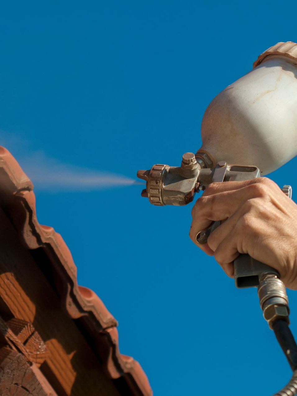 Application d'un hydrofuge 