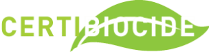 Logo CERTIBIODE en texte vert et graphique feuille.