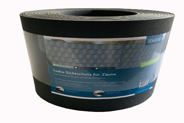 Rolle mit Sichtschutzelement für Zäune