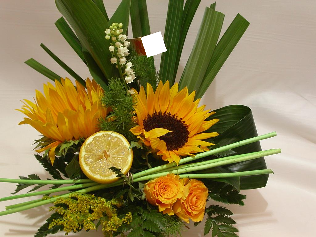 Fleurs de saison jaunes