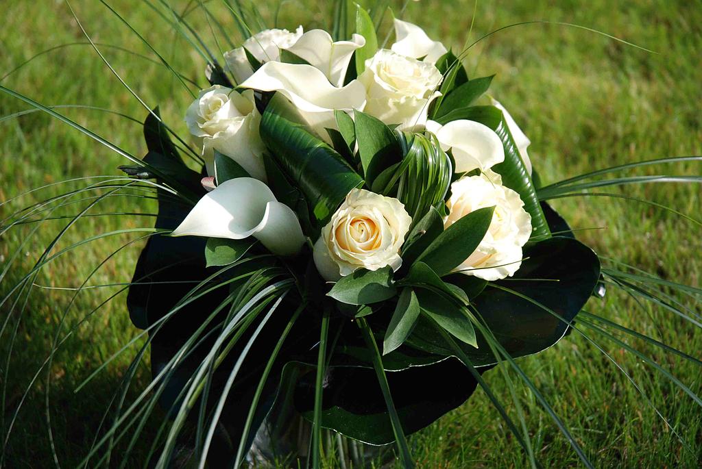 Photo d'un bouquet de mariée