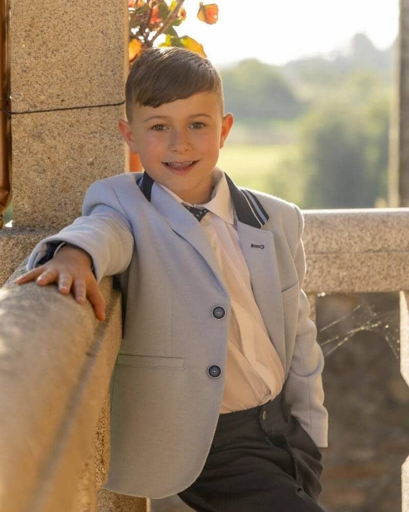 Un niño sonriente