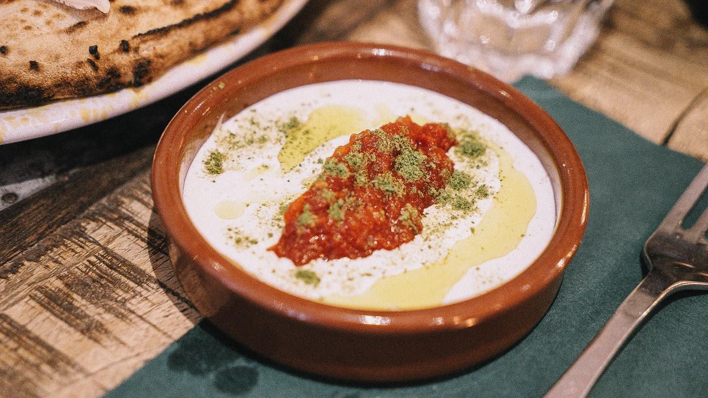 Bufala et compotée de tomates