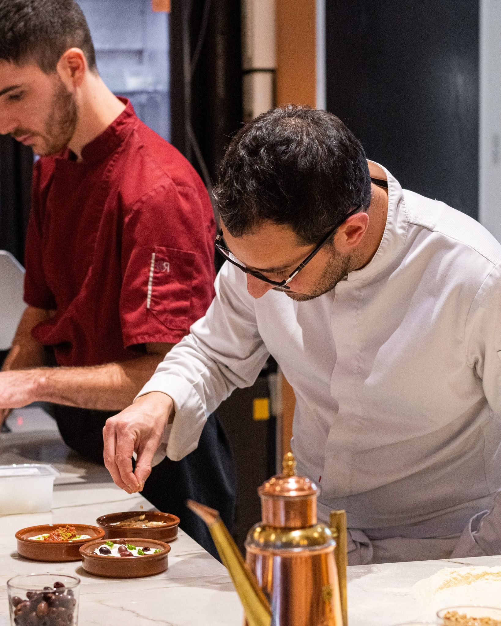 Entrée réalisée par notre chef