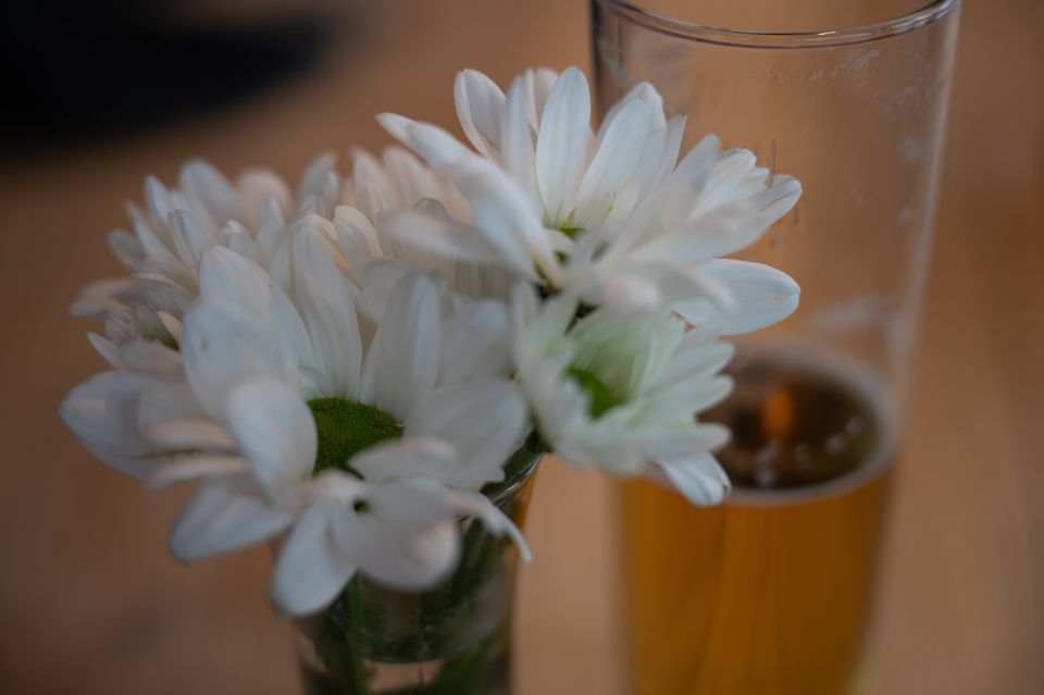 Blumen im Restaurant Hotel Frohe Aussicht