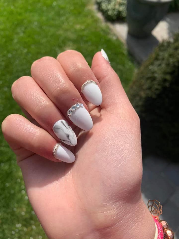 Witte nagels