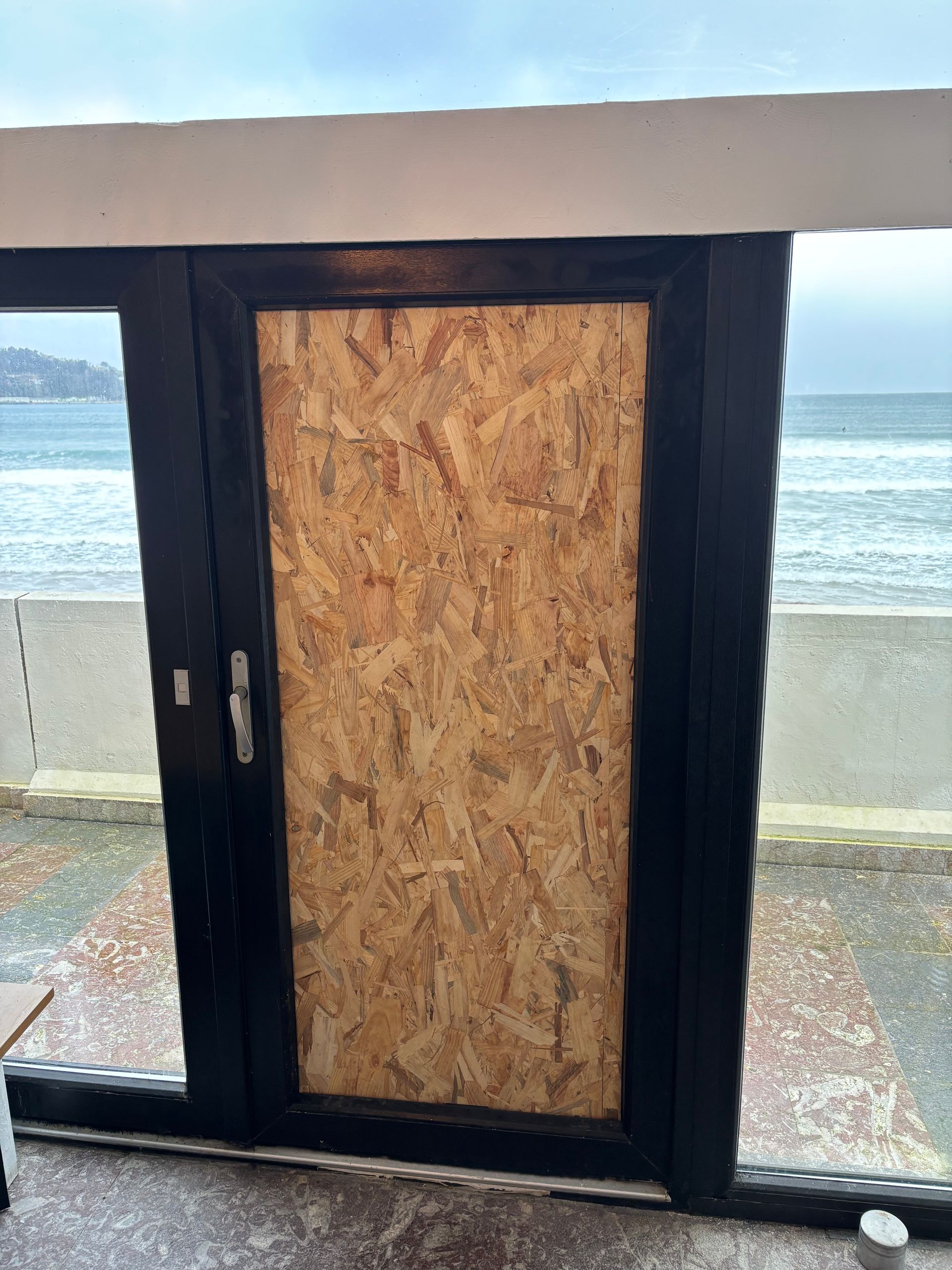 Une porte installée