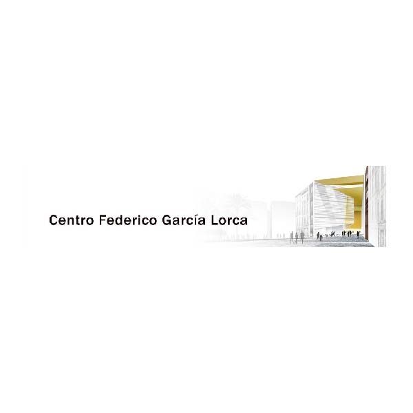 Un logotipo para el centro federico garcia lorca sobre un fondo blanco.