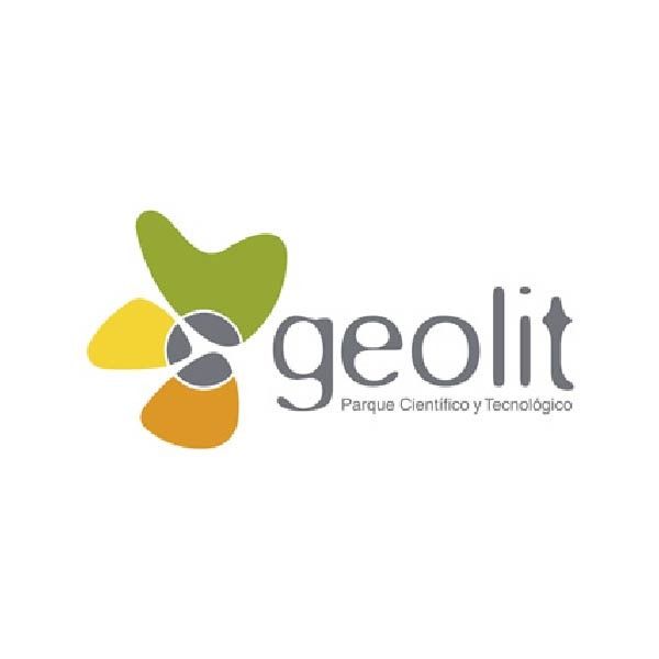 A logo for geolit parque cientifico y tecnologico