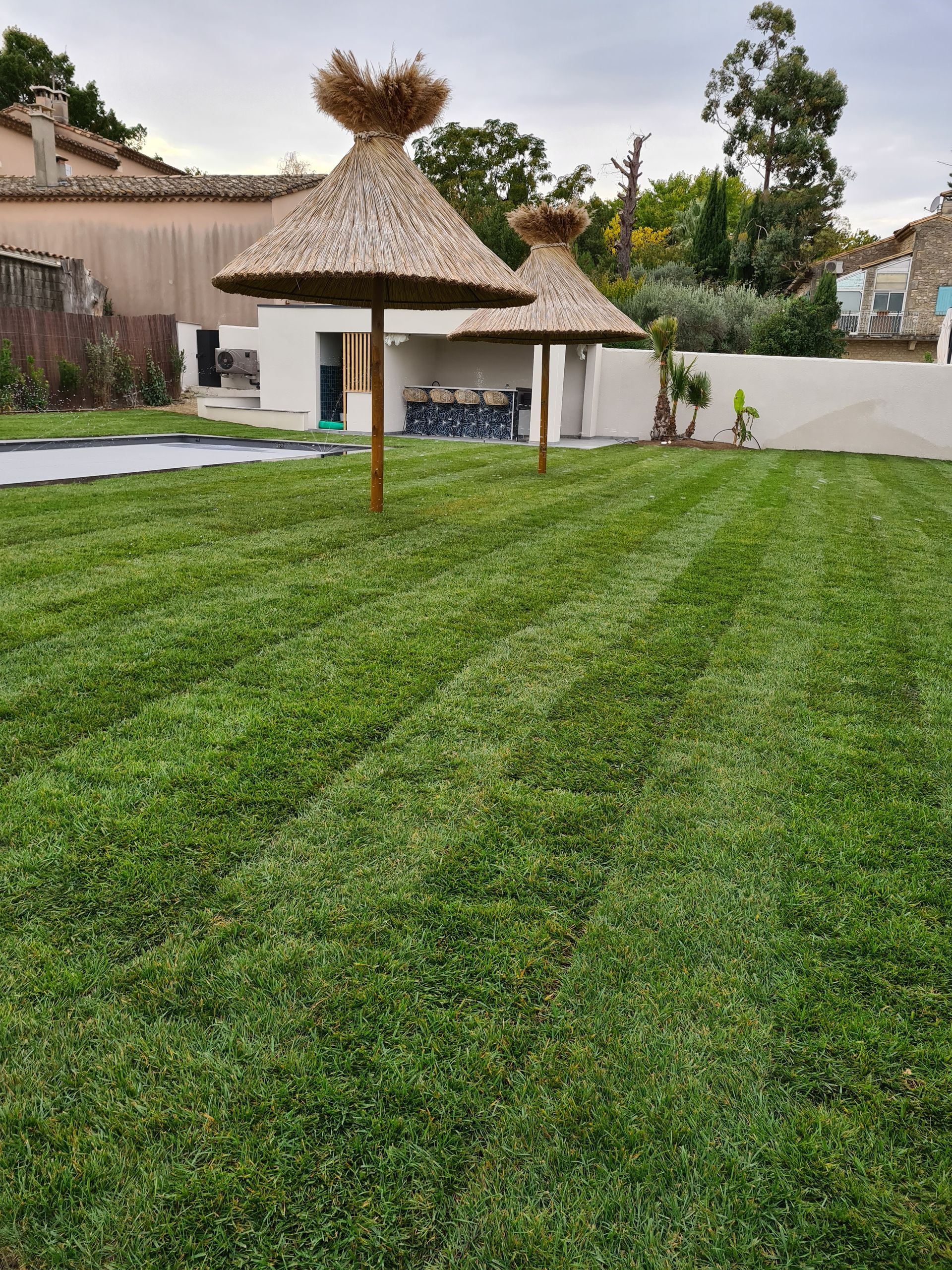 Installation de gazon