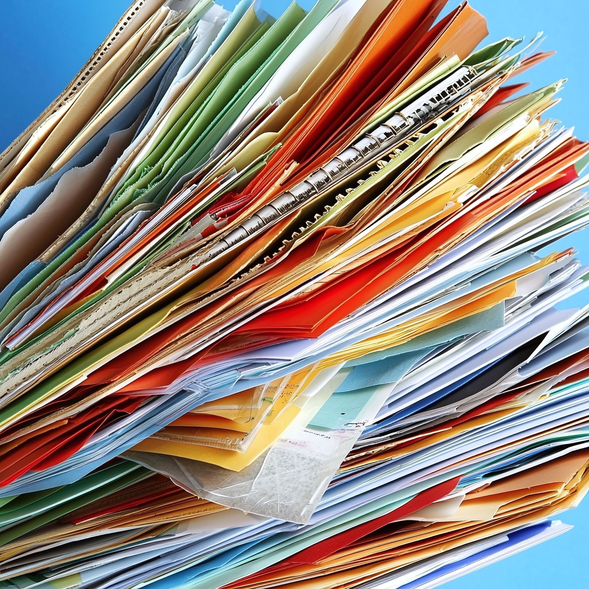 Grand tas de documents