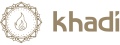 Khadi-Logo mit kreisförmigem Emblem und Text.