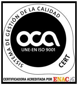 Un círculo blanco y negro con la palabra oca en él.