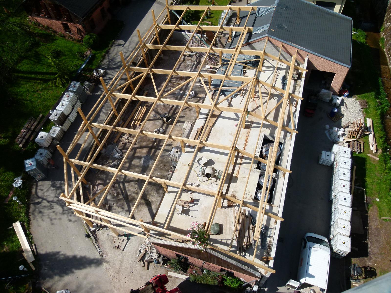 Charpente bois lamellé collé