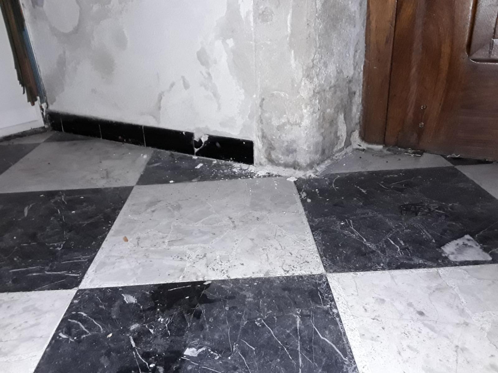 Dégâts dus au Salpêtre à Narbonne (11100) par remontées capillaires