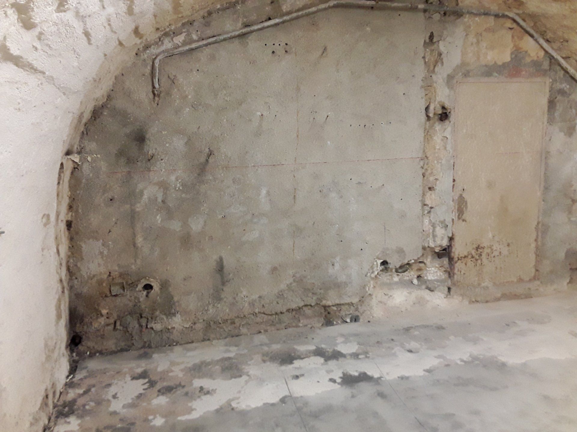 Traces d'humidité ascensionnelle 