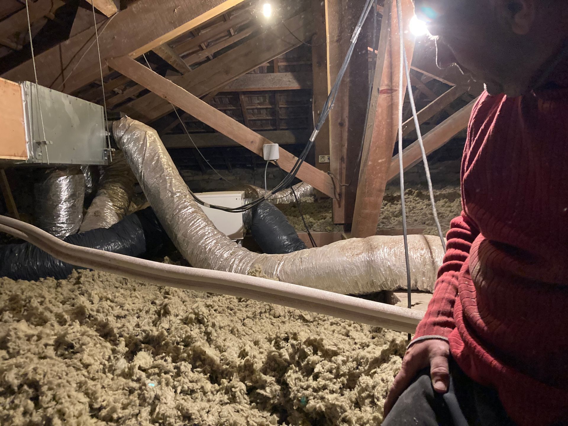 Traitement de l'humidité dans les combles