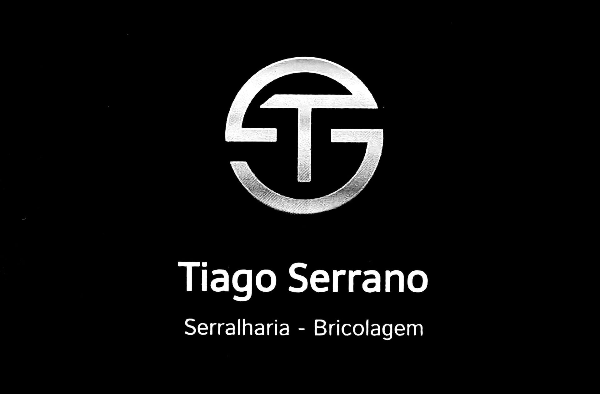 Um logotipo para uma empresa chamada tiago serrano