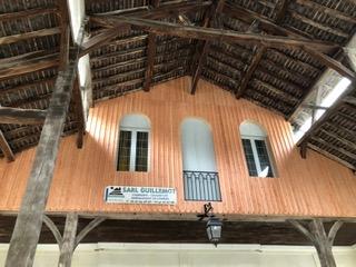 Bardage aux Halles Bourgueil.