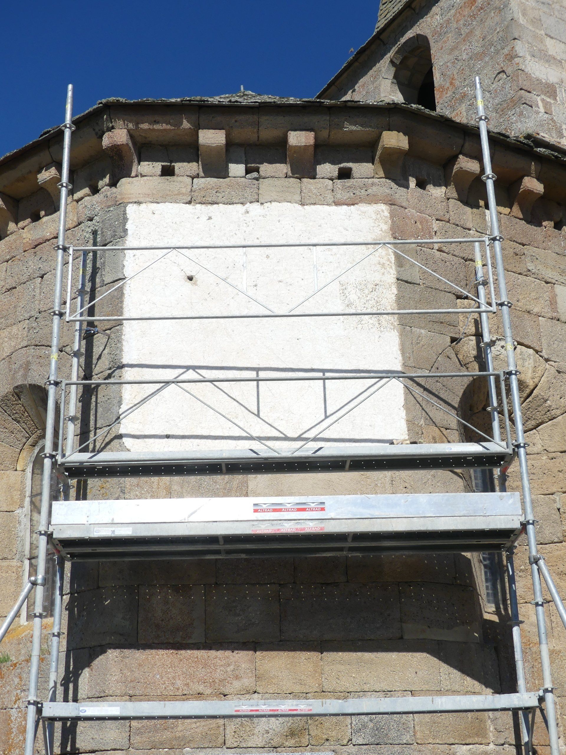 Cadran solaire avant restauration