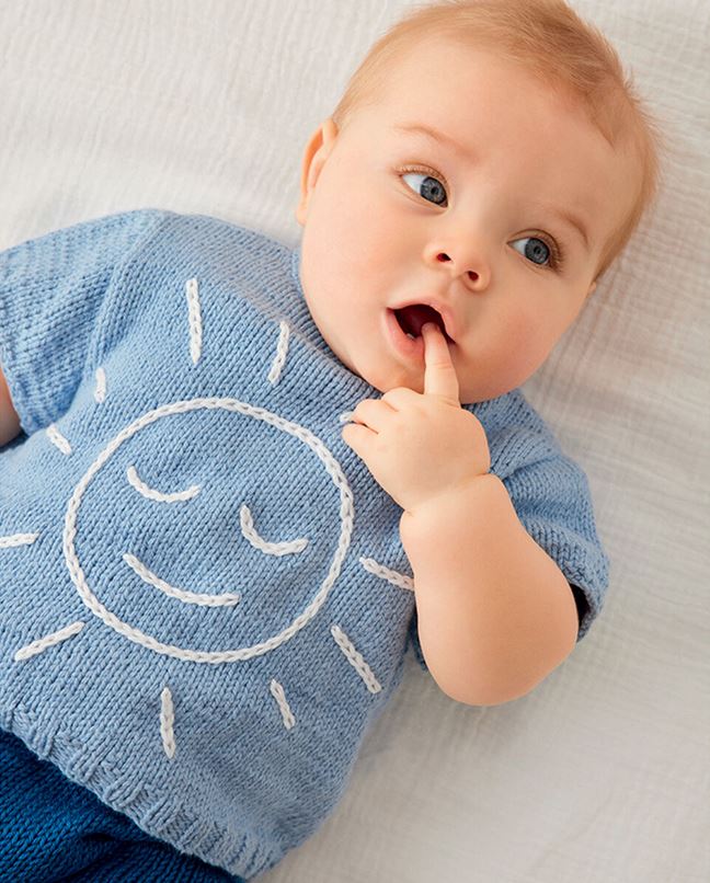 Veste au crochet en mailles