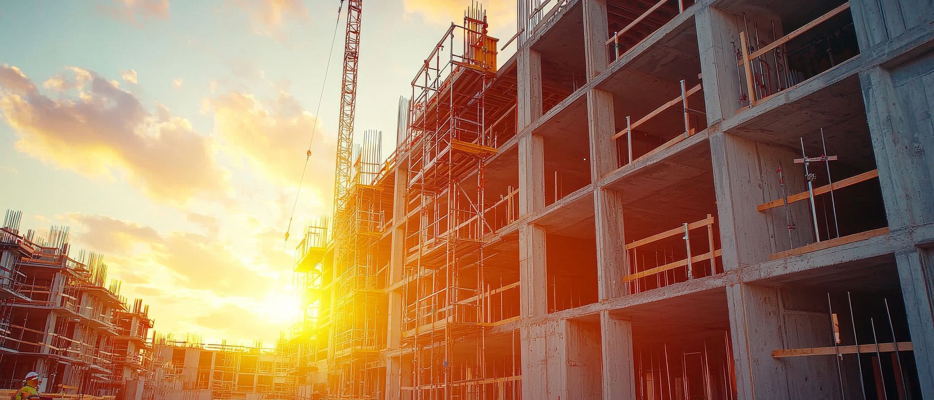 Un immeuble en travaux
