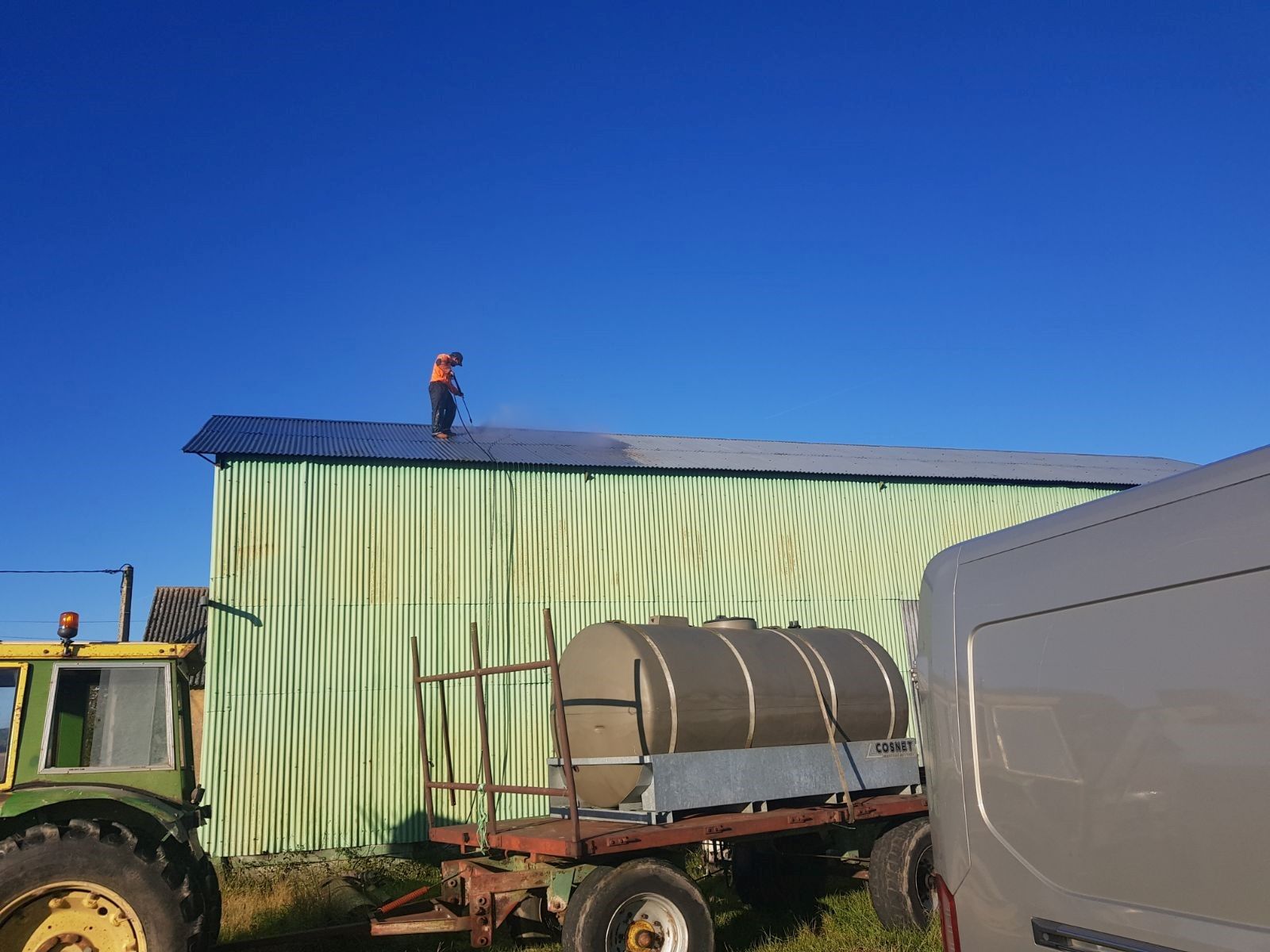 Nettoyage de toiture