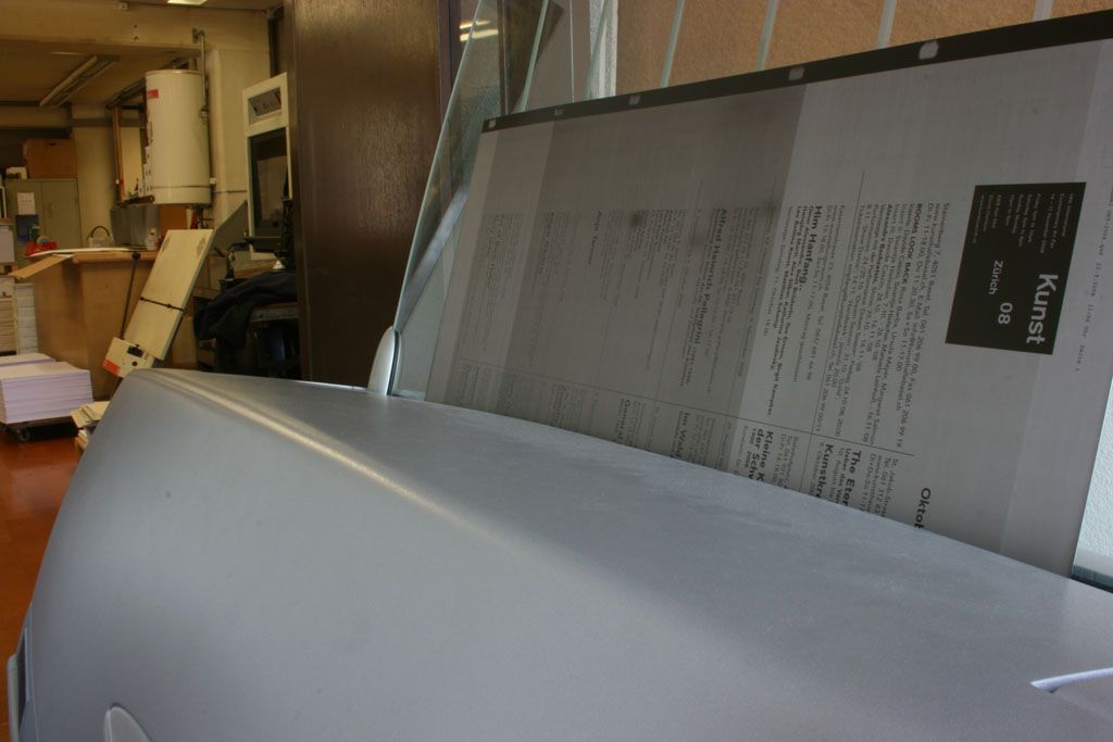 Computer - to -plate | geisseler&marty | Zürich
