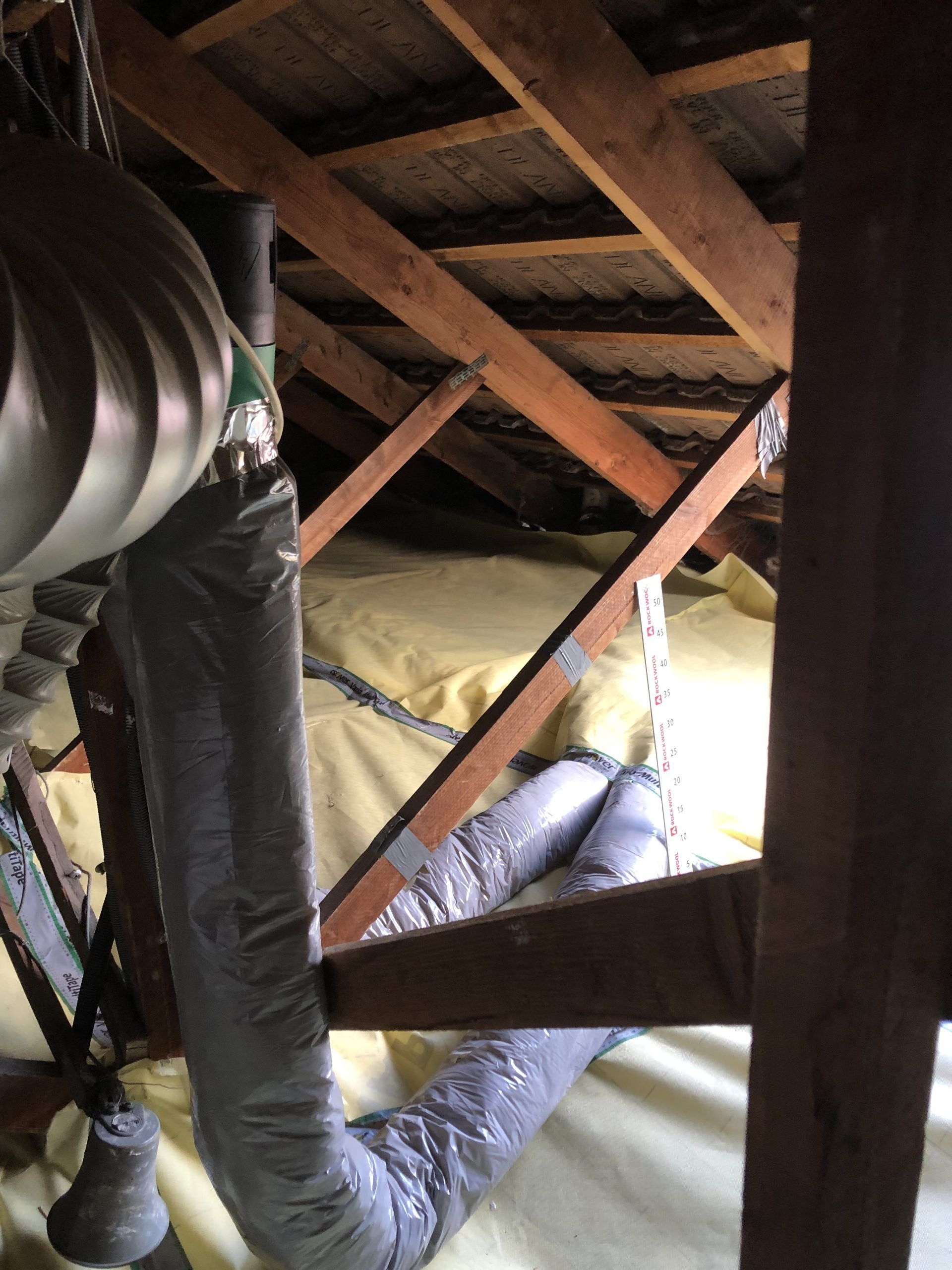 Floconnage de l'isolant