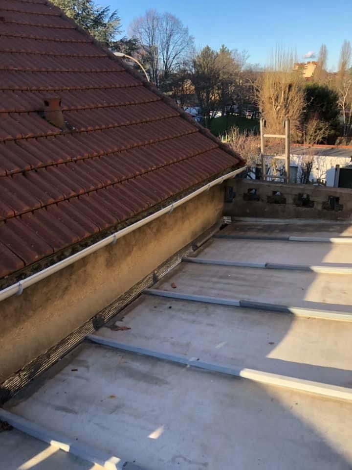 Ancienne toiture plate