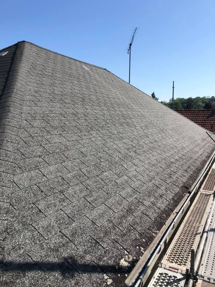 Vieille toiture de la maison