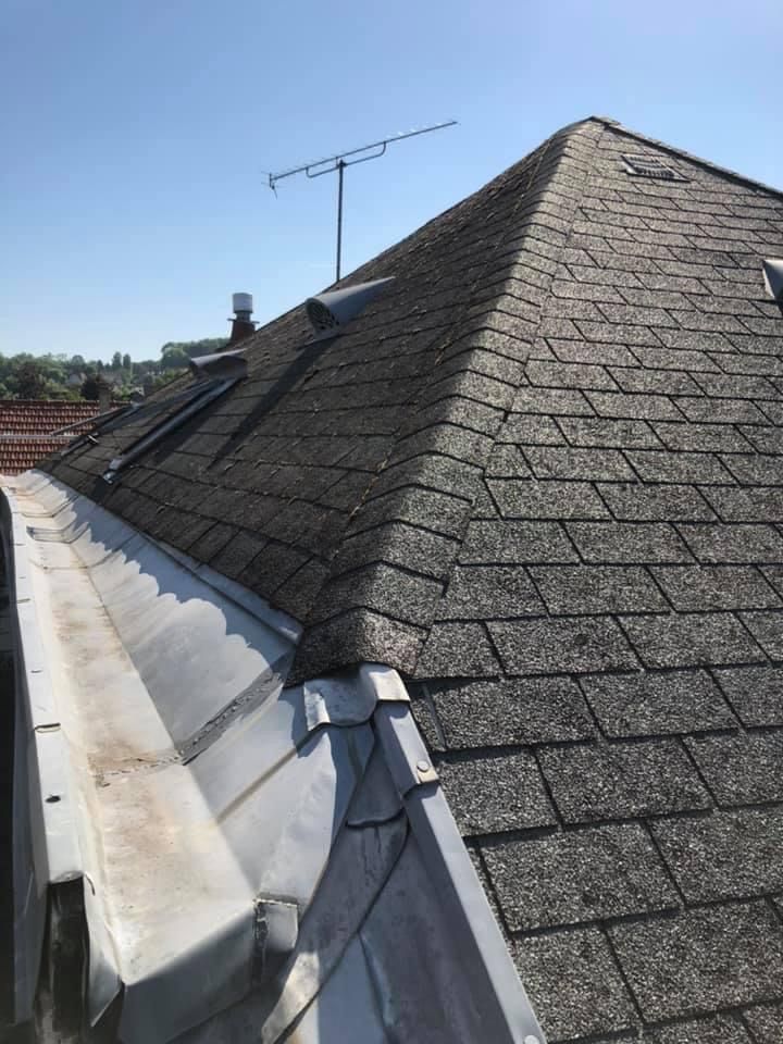 Ancienne toiture de la maison