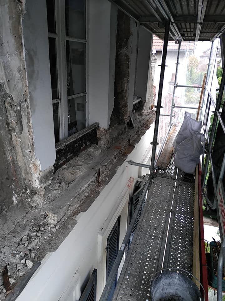 Réfection des bords de fenêtre en zinc