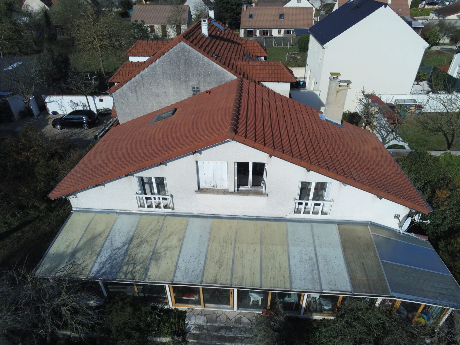 Maison avec véranda