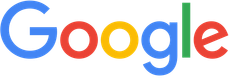 Un logotipo colorido de Google sobre un fondo blanco.