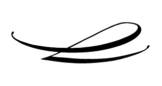 Un remolino blanco y negro sobre un fondo blanco.