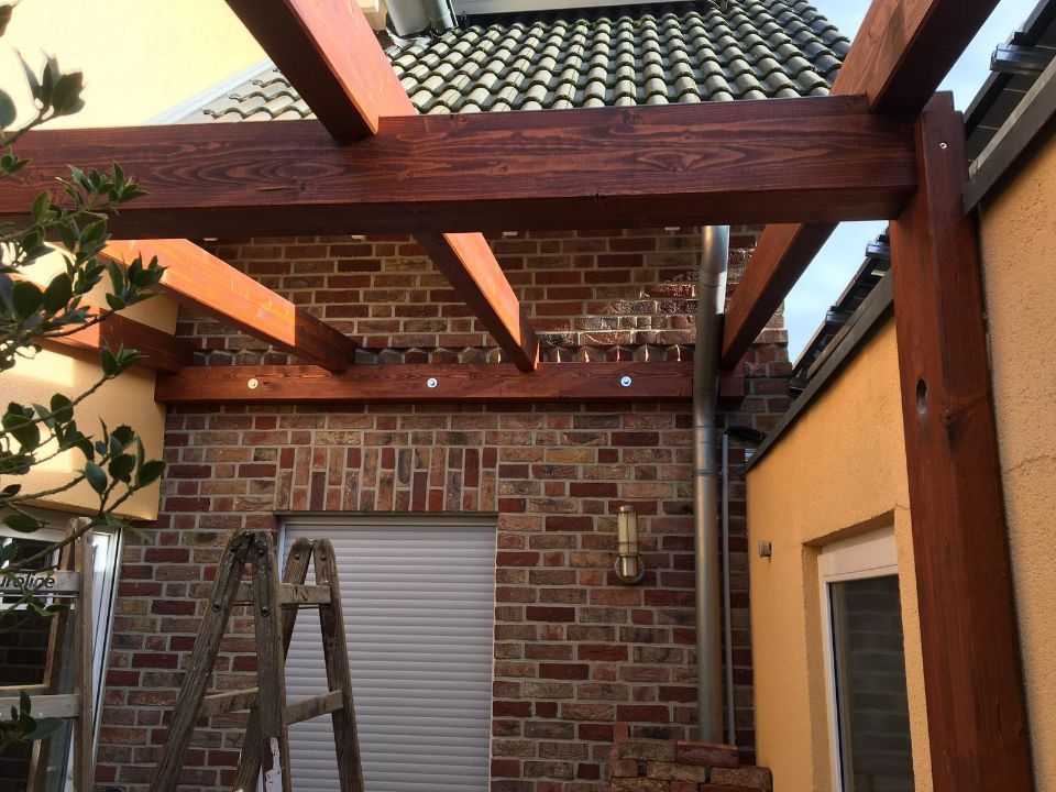 Dachstuhl, gebaut von der Firma Schotten Klaus