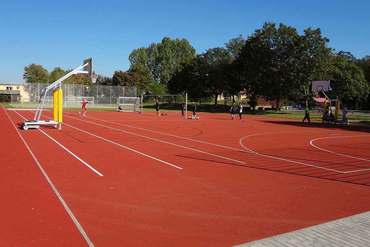 Schulsportanlagen Berufsorientierte Oberschule in Kirchmöser