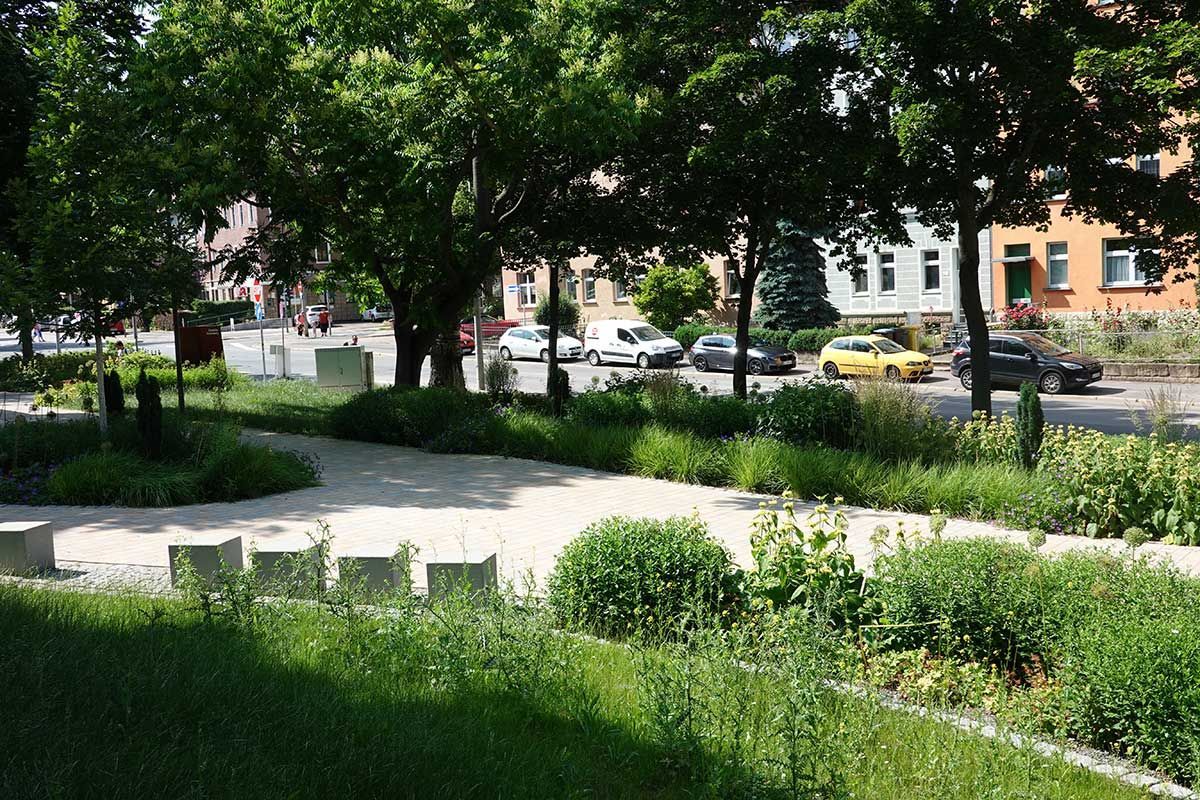 BUGA-Eingang Blumenstraße in Erfurt